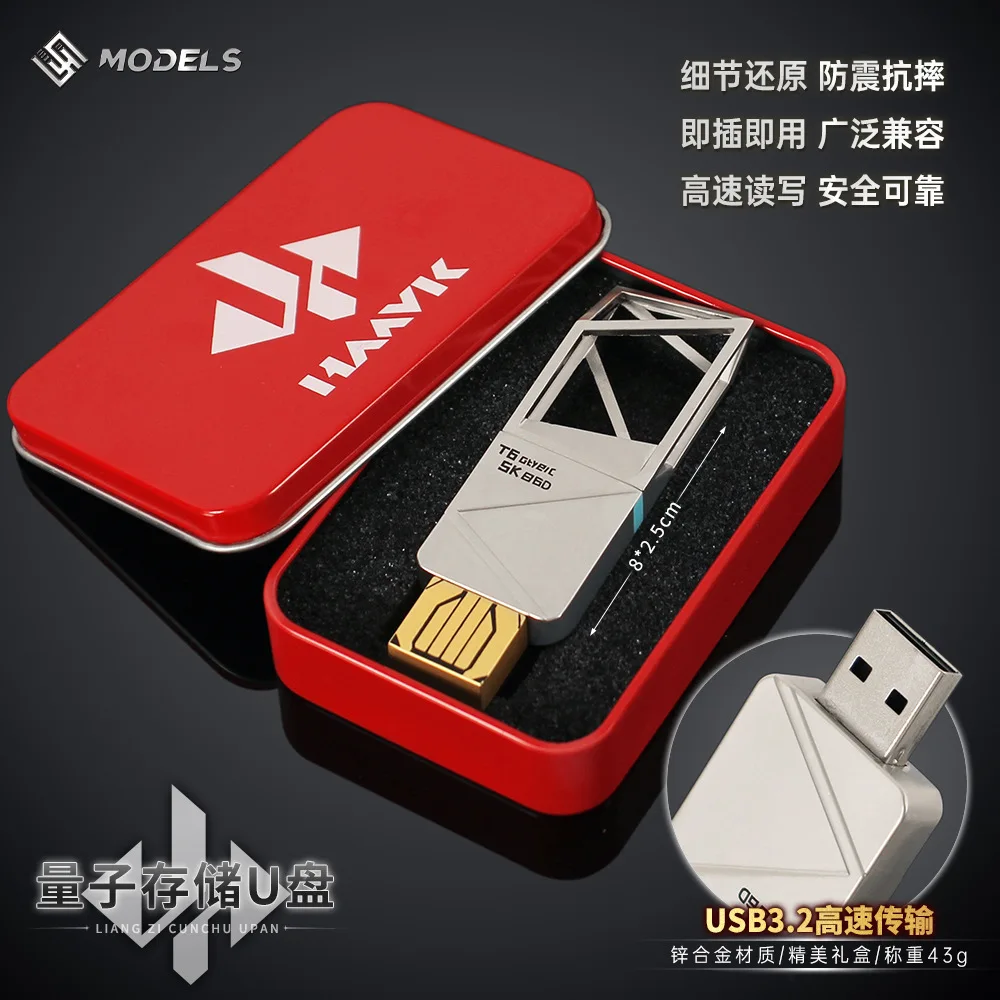 

Delta Force Quantum Storage USB-накопитель для игр, физический реквизит, 128 ГБ, 64 ГБ, 16 ГБ, автомобильный компьютер, USB, изысканная подарочная коробка