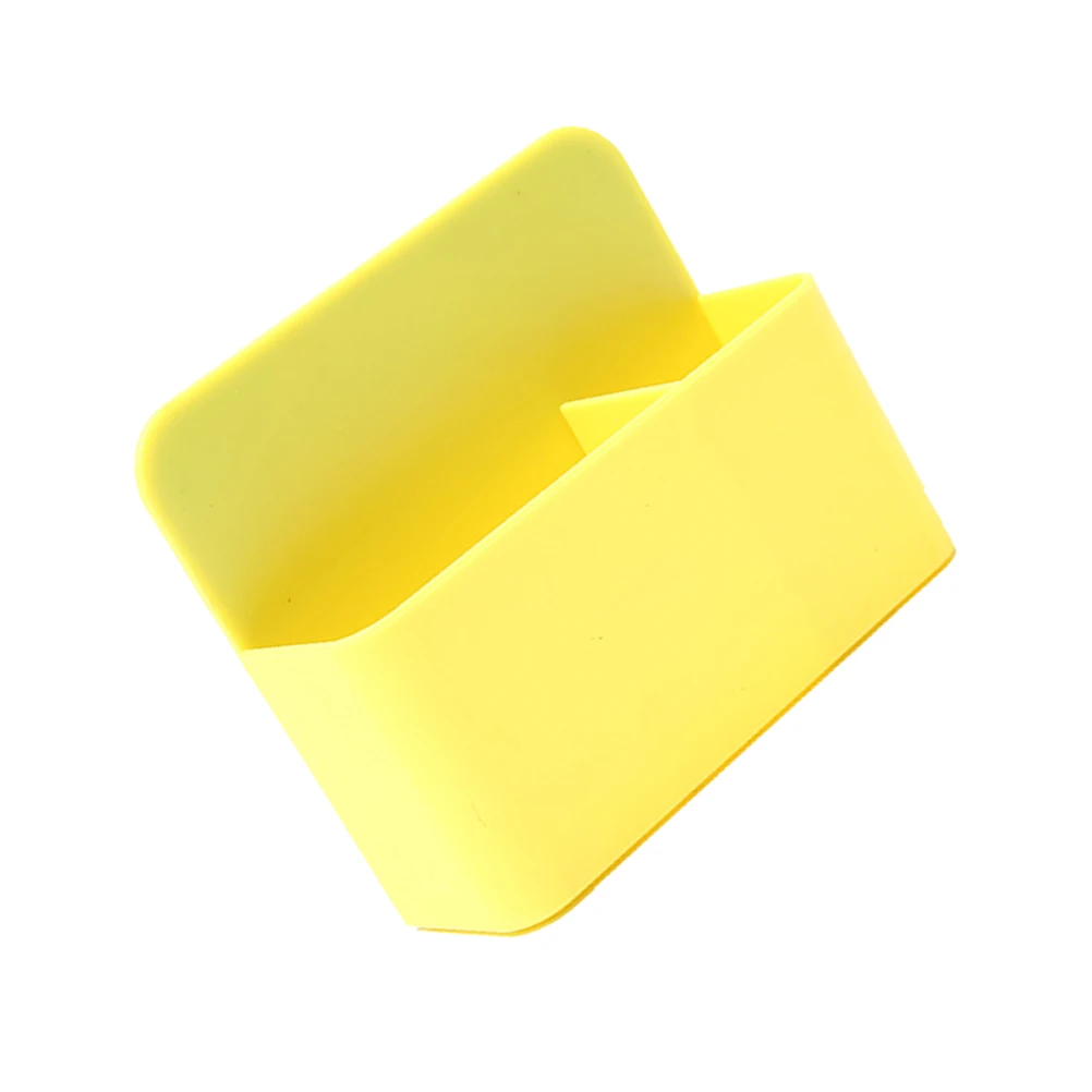 

Creative Pen Holder Practical Pen Storage Box Whiteboard Organizer Box School Stationery for Magnetic Whiteboard (Lemon Yellow)