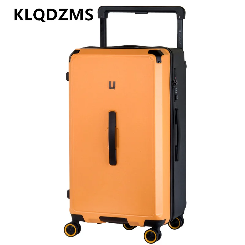 KLQDZMS Men's Suitcase ABS+PC Trolley Case Large Capacity 26