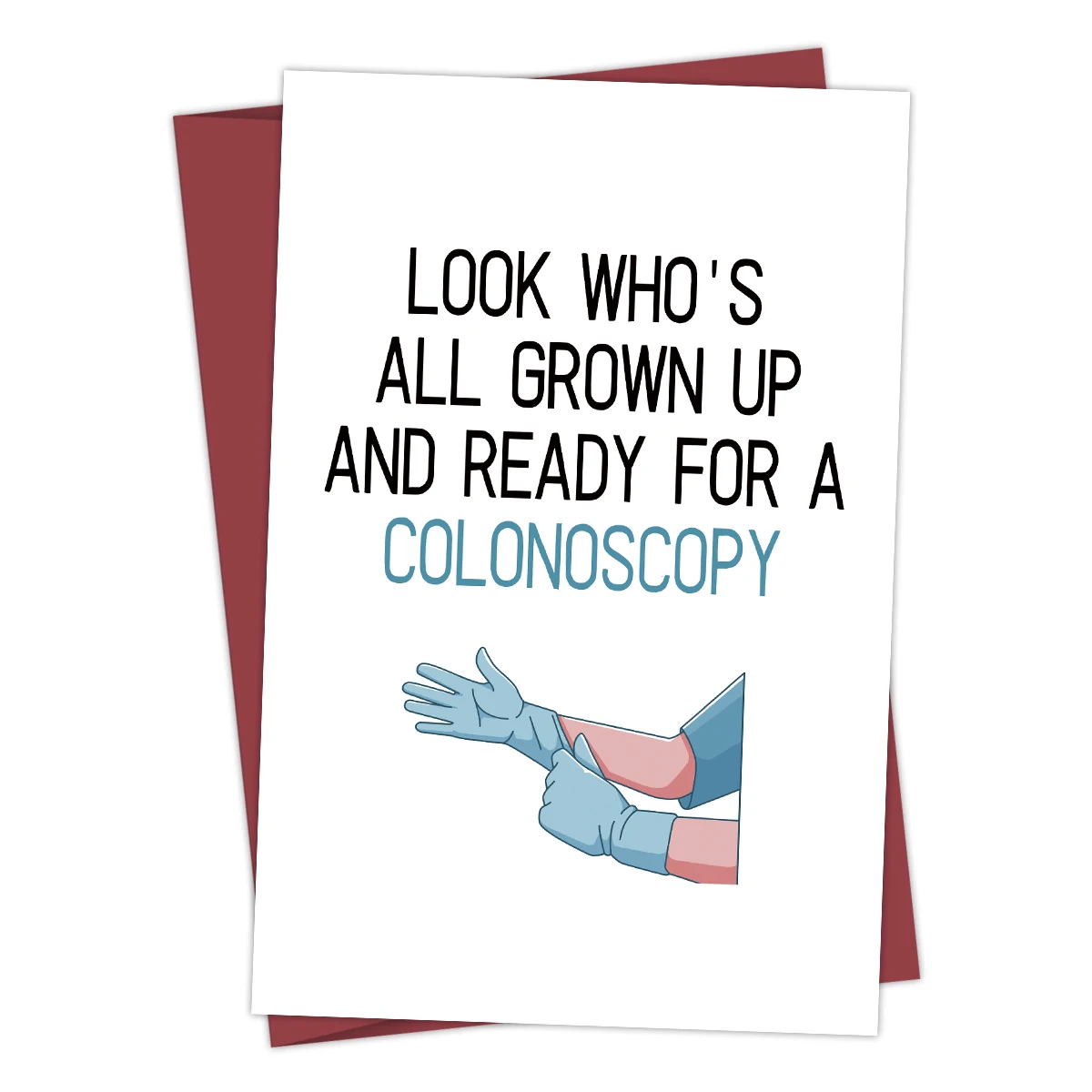 بطاقات مزحة عيد ميلاد مضحكة ، طبيب مثير للاهتمام لإجراء الفحص للعائلة ، بطاقات مضحكة شقية للأخت والأخ #6