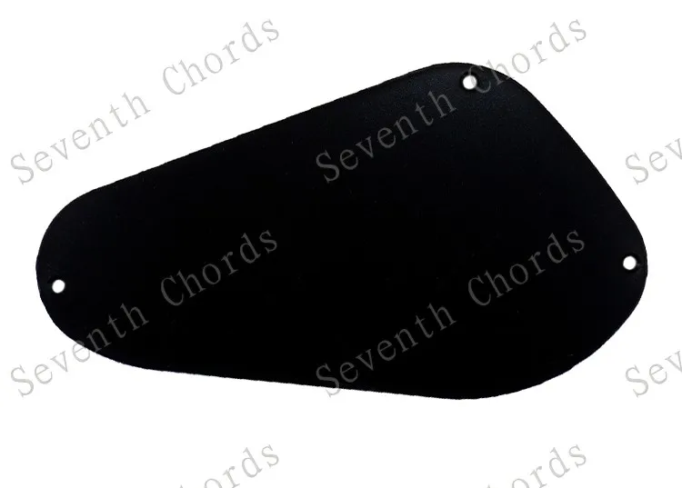 1 Pcs Black Sand grinding Bass Guitar Cavity Cover Cover Back Plate Wiring BackPlate Guitar Pickguard - (HC-1012)