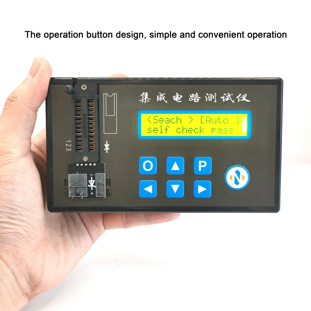 for Integrated Circuit Tester Transistor Diode Triode Tester Integrated Circuit Chips Detector Multifunction Digital Chip Tester