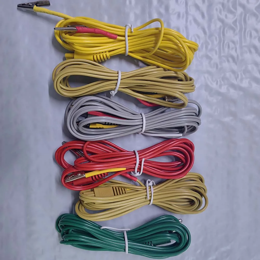 

Professional Alligator Clip Wire Cable Output Line Accessories for KWD-808I Acupuncture Pulse Physiotherapy