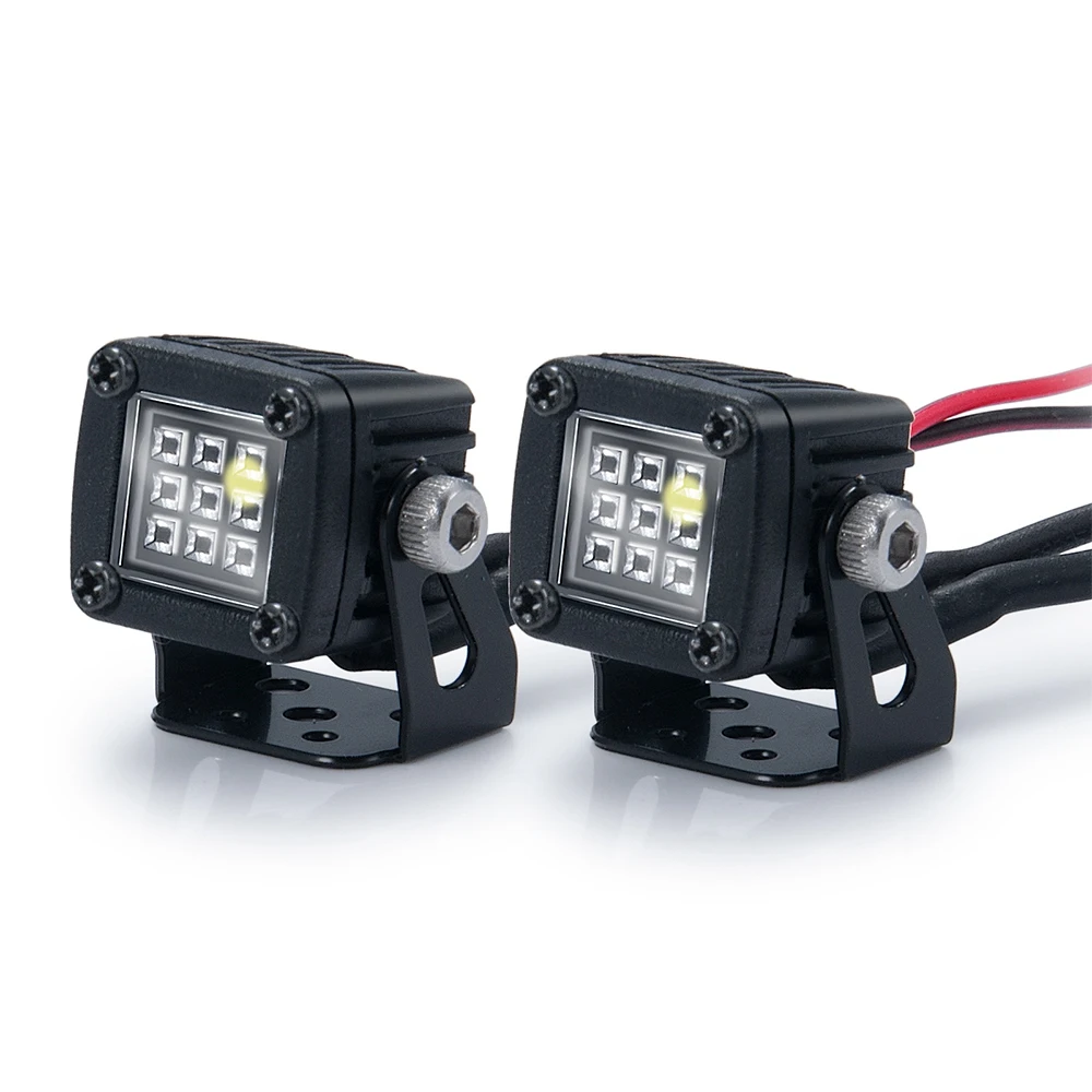 

A13Q-Modified Headlights Spotlights Car Top Lights Bumper Lights For AXIAL SCX10 JEEP TRAXXAS TRX4 TRX6 1/10 RC Crawler Car