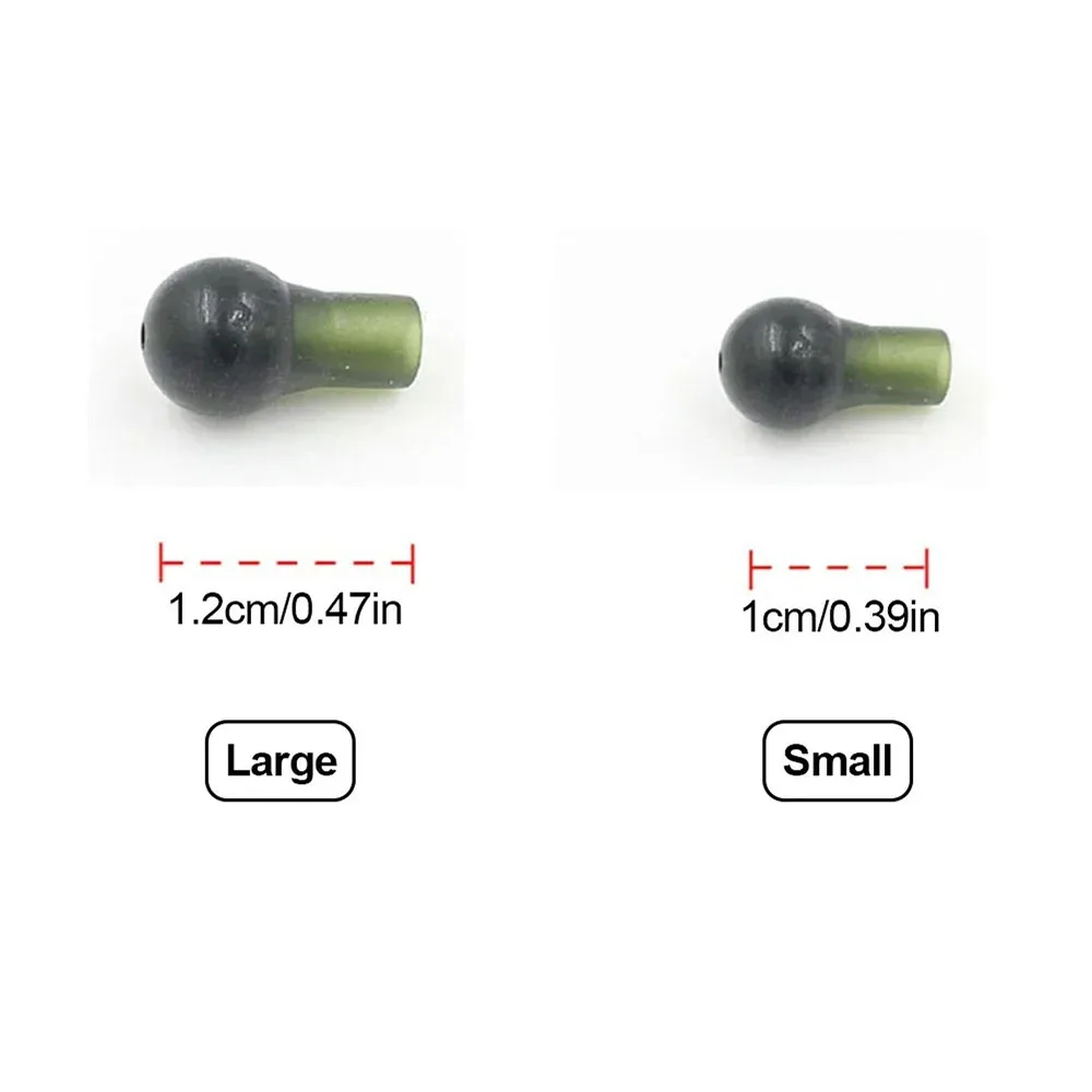 جولة رئيس عازلة الخرز المغذية الصيد عازلة الخرز أنبوب مطاطي ذيل بأكمام مضادة للتشابك أجزاء معالجة منصات الكارب الأوروبية #6