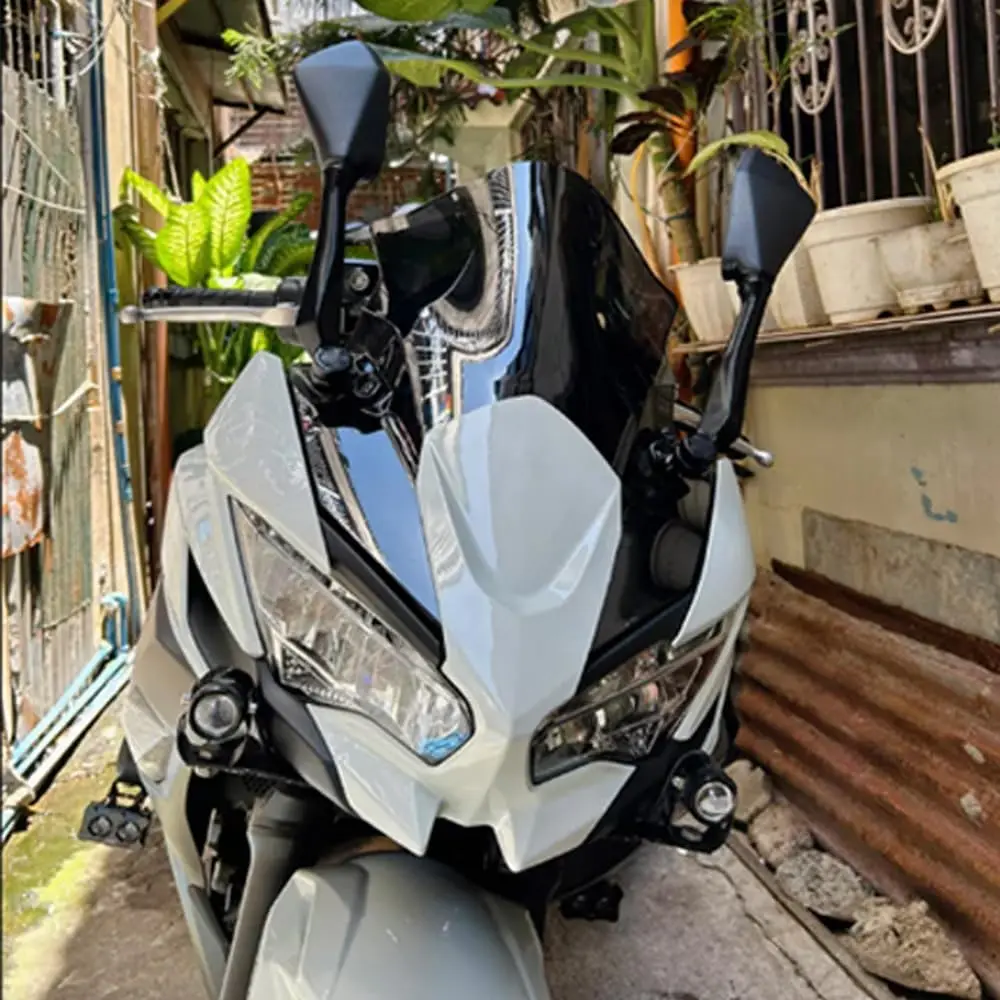 

Motorcycle Modified Replacement Parts Windscreen Wind Deflectors Windshield For Kawasaki Z400 Ninja 650/ER6F 2020-2023