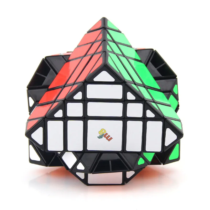 MF8 Elite 4 Layer Skewed Magic Cube Skewbed Professional Speed Puzzle Twisty Brain Teaser Educational Toys For Children