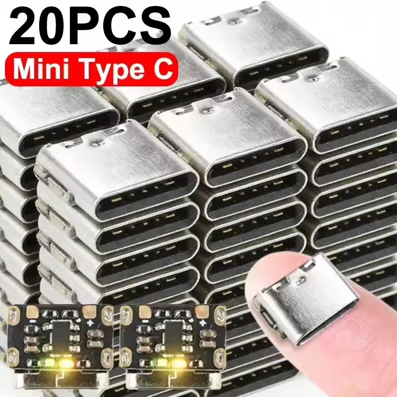 1-20PCS Mini Lithium Battery Charging Board Module 3.7V 4.2V 18650 Lithium Battery Charger Protection Board Type-C Interface