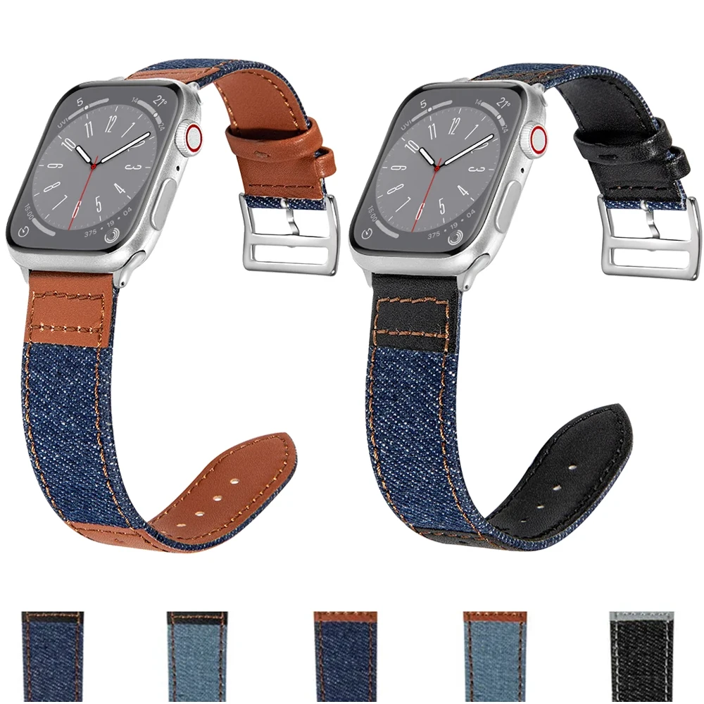 Genuine leather  strap for Apple Watch band Ultra 49mm45mm44mm42mm41mm40mm38mm Hermes Sport strap iwatch8 7 6 SE 5 4 3