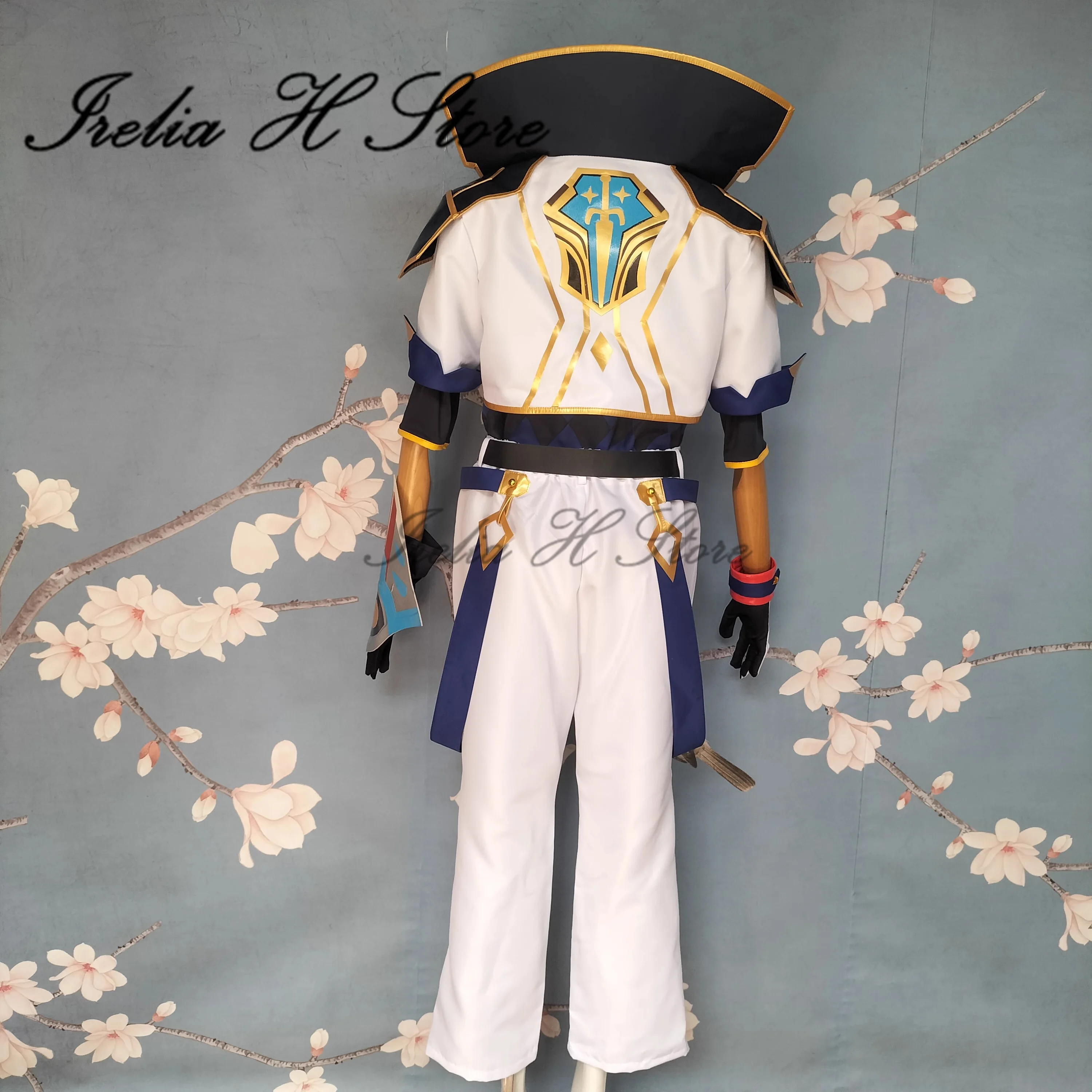 Irelia H 맞춤형 사이즈 에즈리얼 LOL 에즈리얼 전투 아카데미아 스킨 코스프레 코스튬