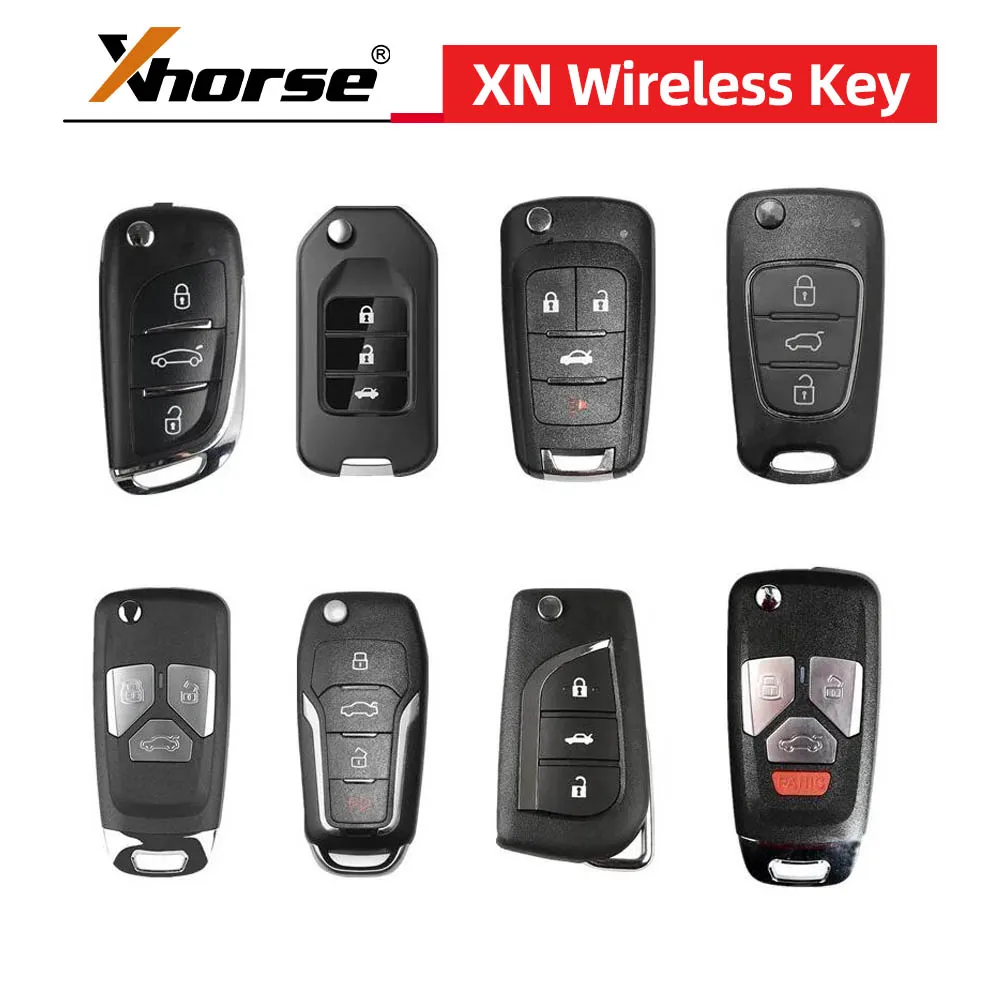 

XHORSE XN Wireless Universal Remote Key XNDS00EN XNHO00EN XNBU01EN XNHY02EN XNAU01EN XNFO01EN XNTO00EN XNAU02EN 5PCS/lot