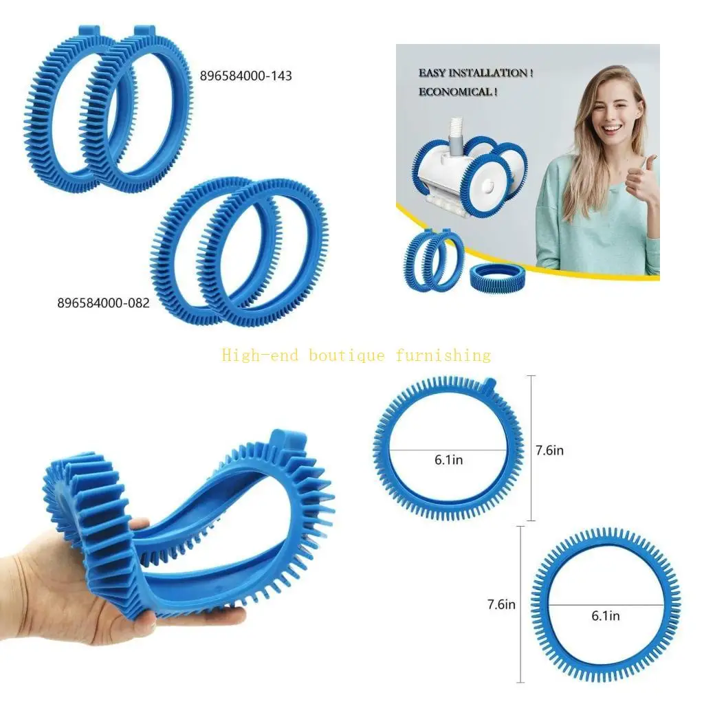 L9NB Pool Cleaner Tire for Poolvergnuegen Pool Cleaner Part 896584000-143 Front Tire