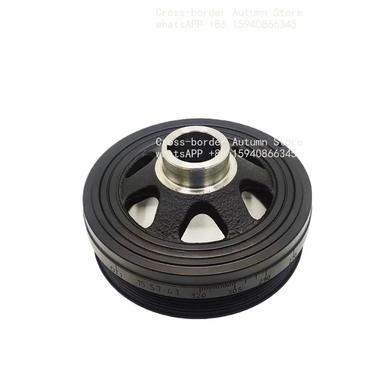 Crankshaft Pulley Vibration Damper Engine Car Replacement Crank Belt Pulley Wheel