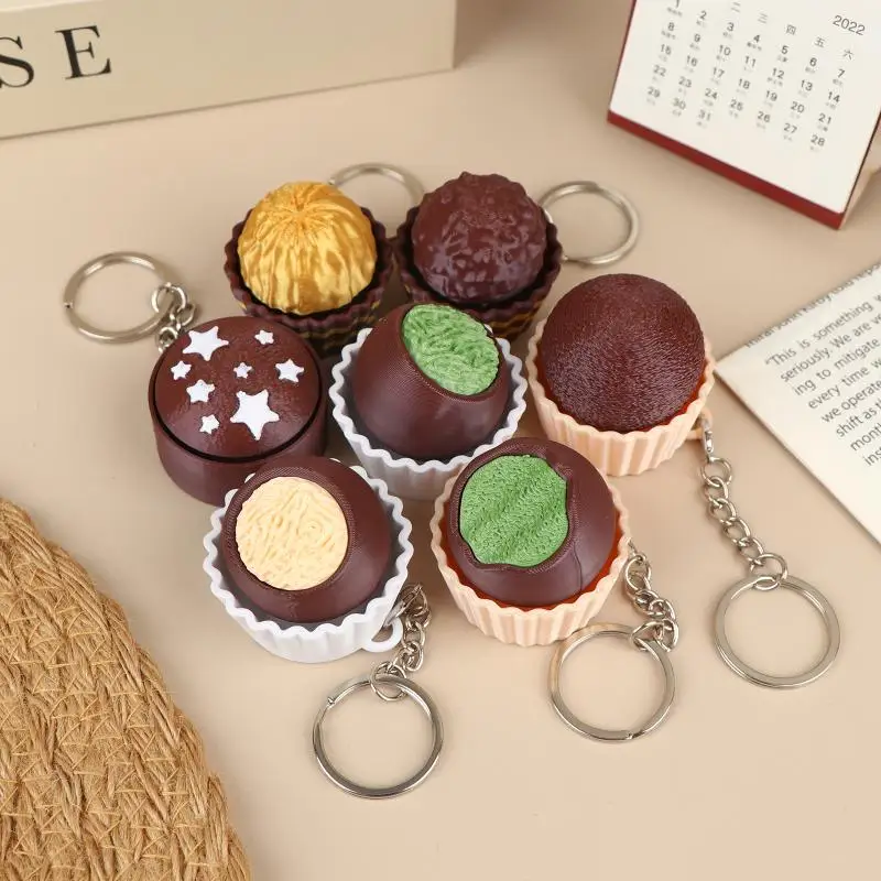 .Hot Sale-3D Chocolate Keyboard Keychain Fidget Toy,Push Stress Relief Sensory Clicker for Kids & Adults 2026