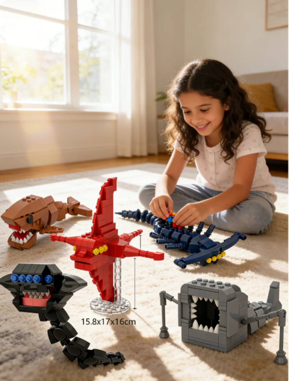 En Stock, Bloques de Construcción de Subnautica, Bloop, Monstruo Marino, El Gran Maja, El Comedor de Mar, Chost, Leviatán, Ladrillos de Subnautica, Juguete para Fans, Regalo