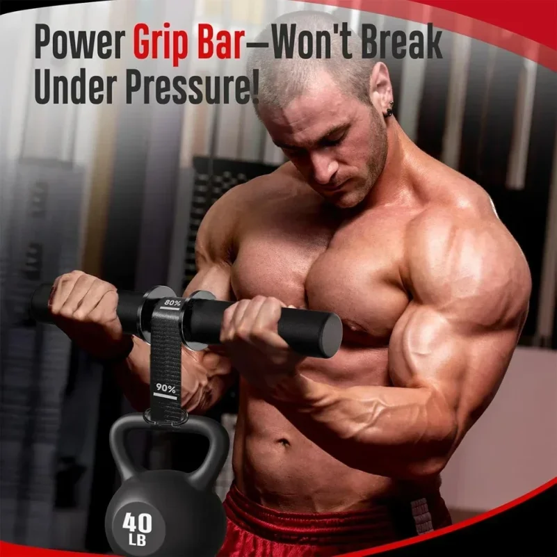 調整可能な前腕筋力トレーナー、ホームワークアウト用リストロー - Wrist Roller Forearm のレビューと価格