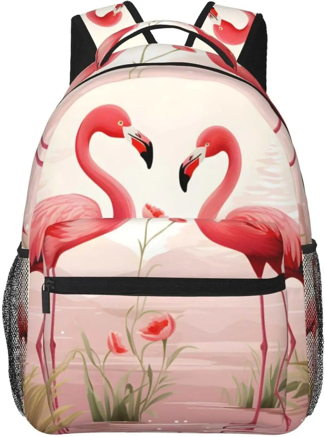 

Cute Flamingos Lightweight Laptop Backpack Lightweight Multipurpose Travel Casual Daypack Unisex College Backapcks for Men Women