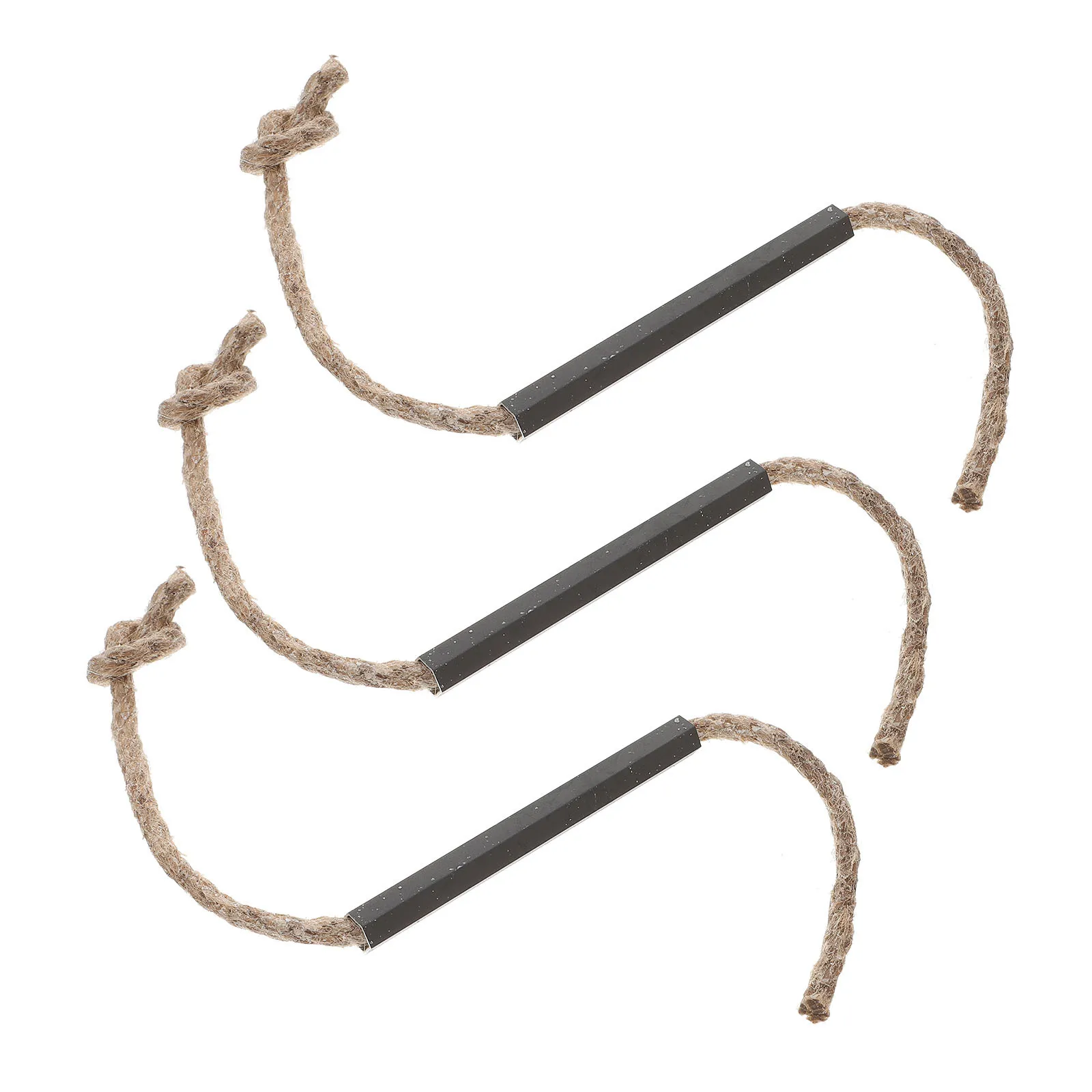 3 قطعة في الهواء الطلق مشعل نار حبل بقاء الفتيل القنب الحبل للتخييم التنزه في حالات الطوارئ استخدام دائم الفتيل أخف جودة عالية #2