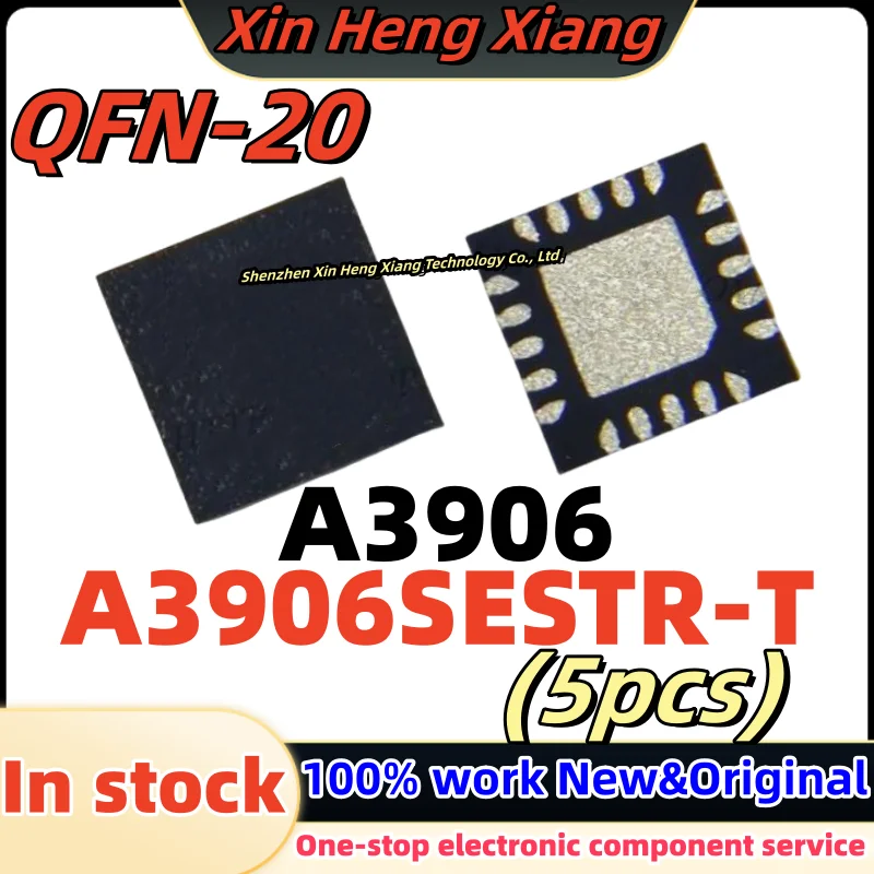 

5PCS 100%New A3906SESTR-T A3906SESTR A3906 QFN-20