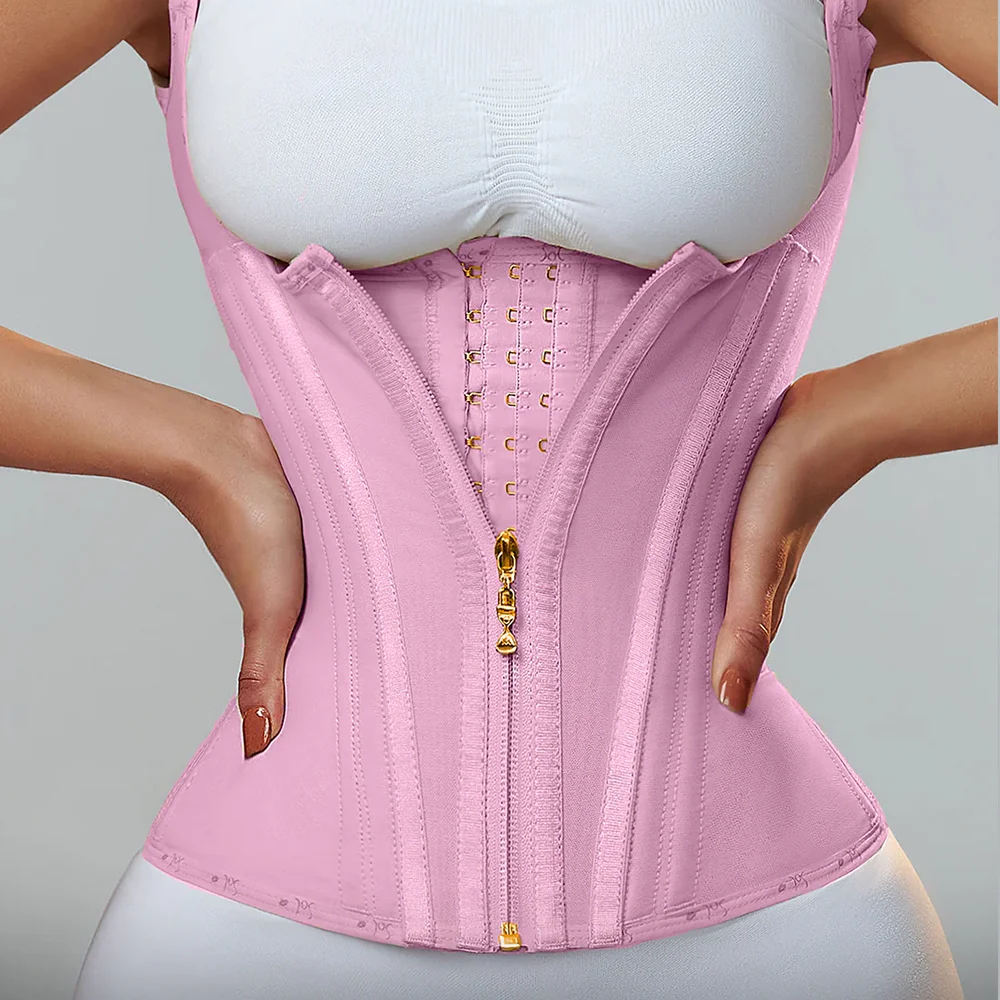 Extreme Vest Platinum Edition/Button-Up Zip-Up Corset Top