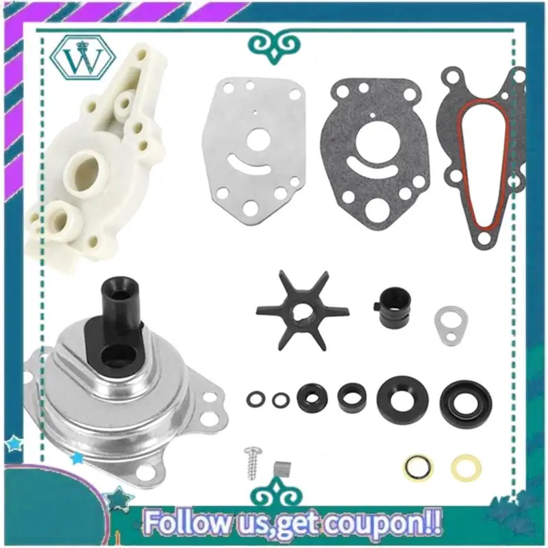 

AA92-Accessories 46-42089A5 Water Pump Impeller Repair Kit For Mercury Mariner 6/8/9.9/10/15 HP 2 Stroke Outboard