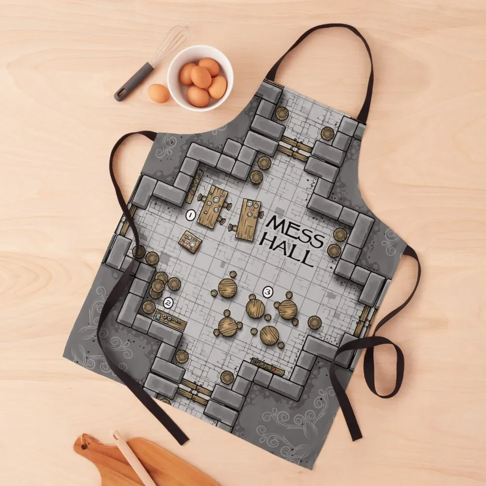 Board Game Tiles Mess Hall Apron Women's Home Clothes Home Supplies For Woman Chef Uniform Woman Apron