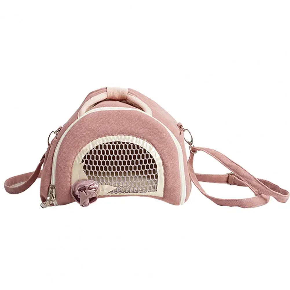 Pet Carrying Bag Breathable Small Pet Carrier Bag Travel Tote Bag for Hamster Guinea Pig Rabbit