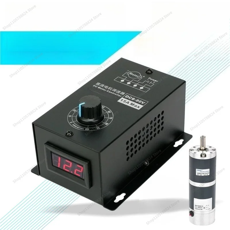 For DC Brushed Motor Governor 6V12V24V36V48V60V72V90V Universal PWM Module 15A