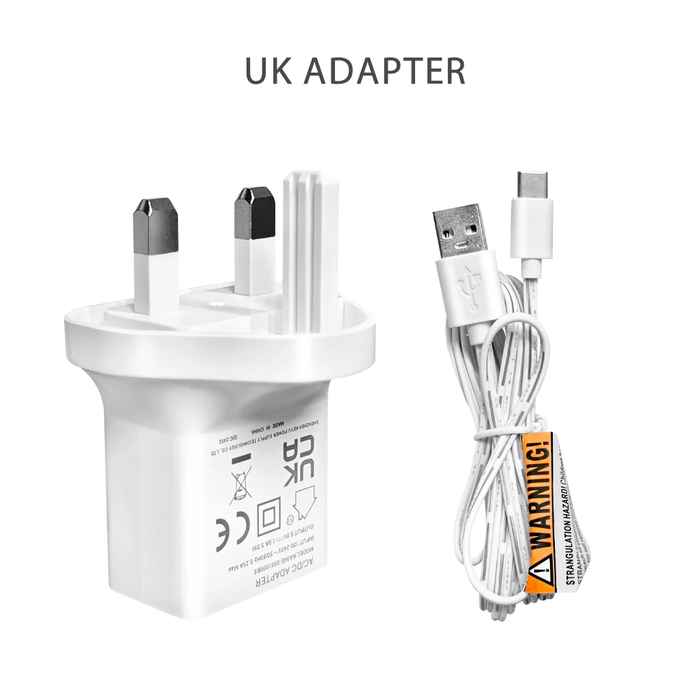 ベビーモニター用タイプCアダプター充電器,認定AC 110-240v〜DC 5v 1000ma,vb601,vb602,vb603,vb605,vb607