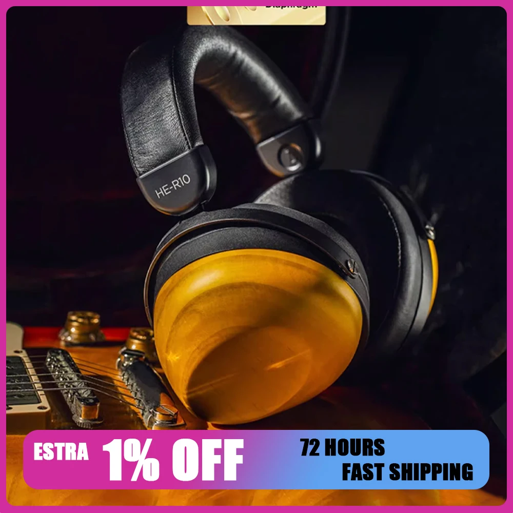 

HIFIMAN HE-R10D Dynamic Topology Driver Close-Back Over-Ear Headphones for Home, Studio and Recording-Wired Version