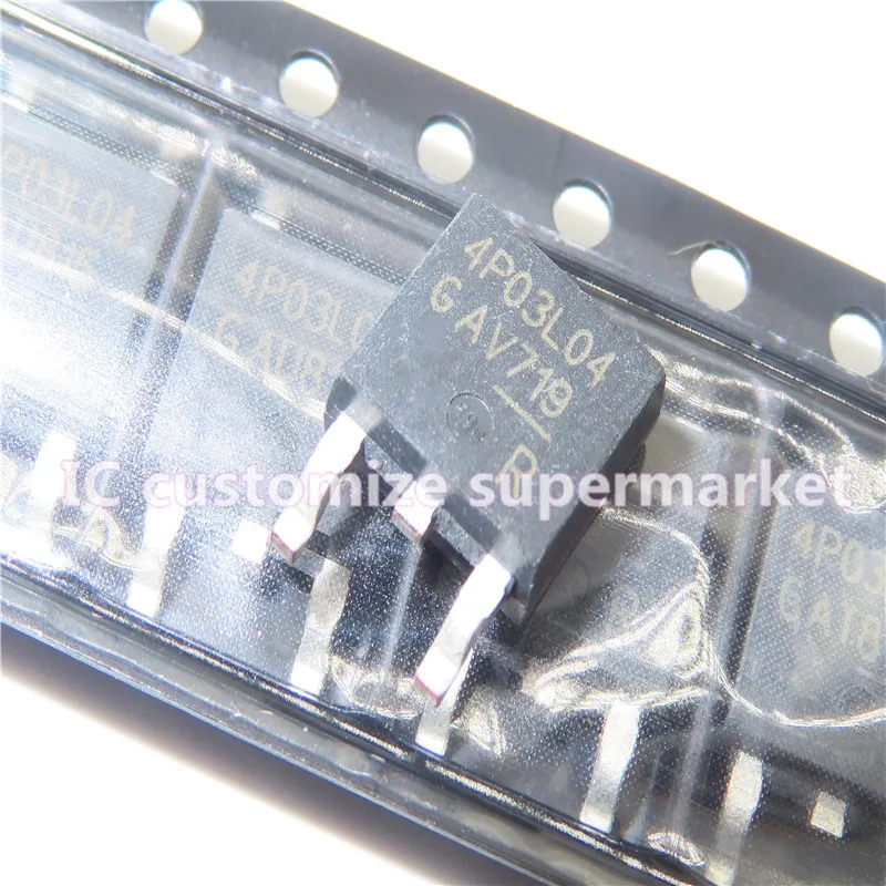 10PCS/LOT NWE IPD90P03P4L-04 4P03L04 TO-252 -30V -90A SMD Transistor