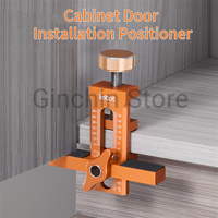 Cabinet Door Installation Positioner Mounting Jig, Easily Adjustable Aluminium Alloy Versatile Cabinet Door Positioning Tool