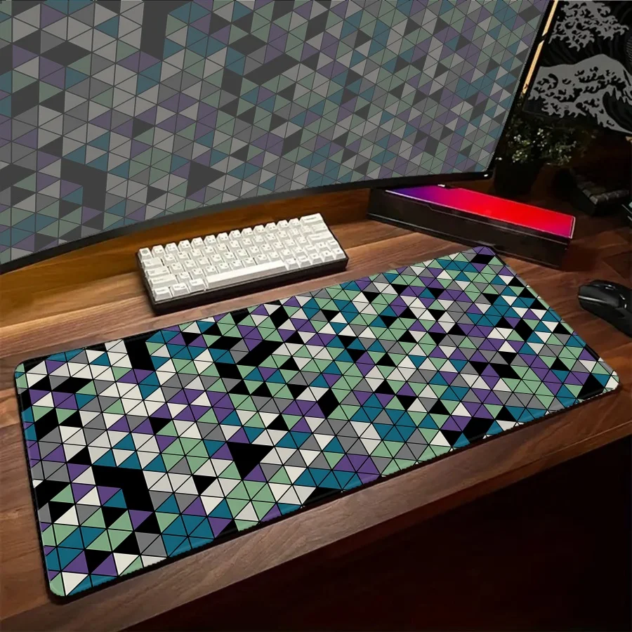 

Gaming Mouse Pad 55X120 Abstract Large Mousepad Gamer Speed Accessories Keyboard Pads Non-slip Rubber Art Line Desk mat