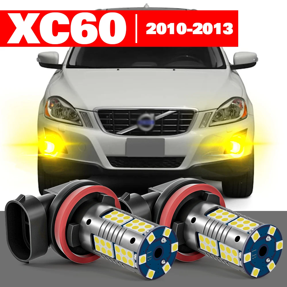 

For Volvo XC60 2010-2013 Accessories 2pcs LED Fog Light 2011 2012