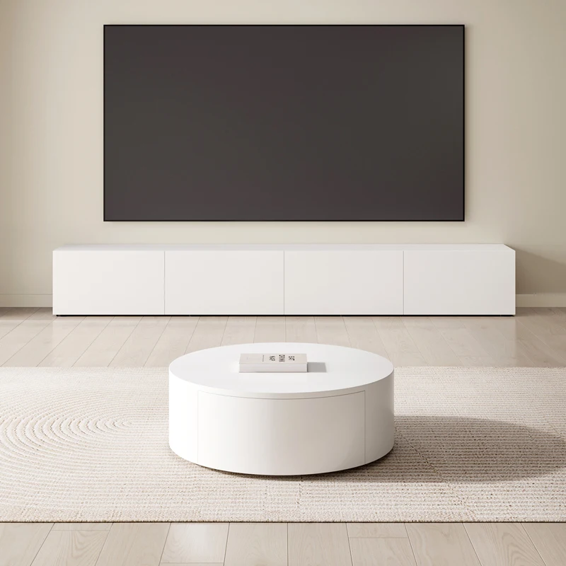 

Nordic Modern TV Cabinet Simple Cream Style Designer Universal Organizer Tv Table Storage Hallway Console Archivadores Furniture