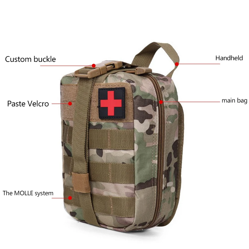 Tactical First Aid Kits Pouch EDC Bag Medical EMT Outdoor Emergency Pack Camping Hunting Bag