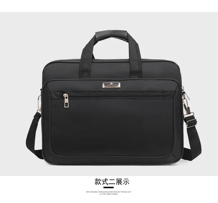 High-capacity Briefcase Business Document Information Storage Bags Weekend Travel Laptop Protection Organize Handbag Accessories