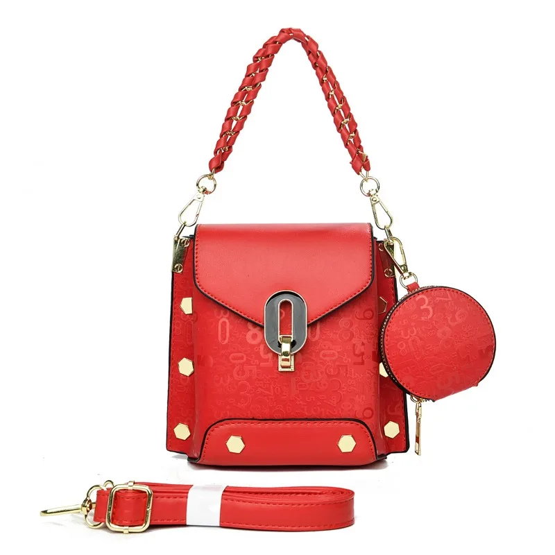Mini bolso cruzado elegante para mujer, bandoleras de piel sintética con estilo, bolso a la moda, cartera para teléfono, bolso para mujer