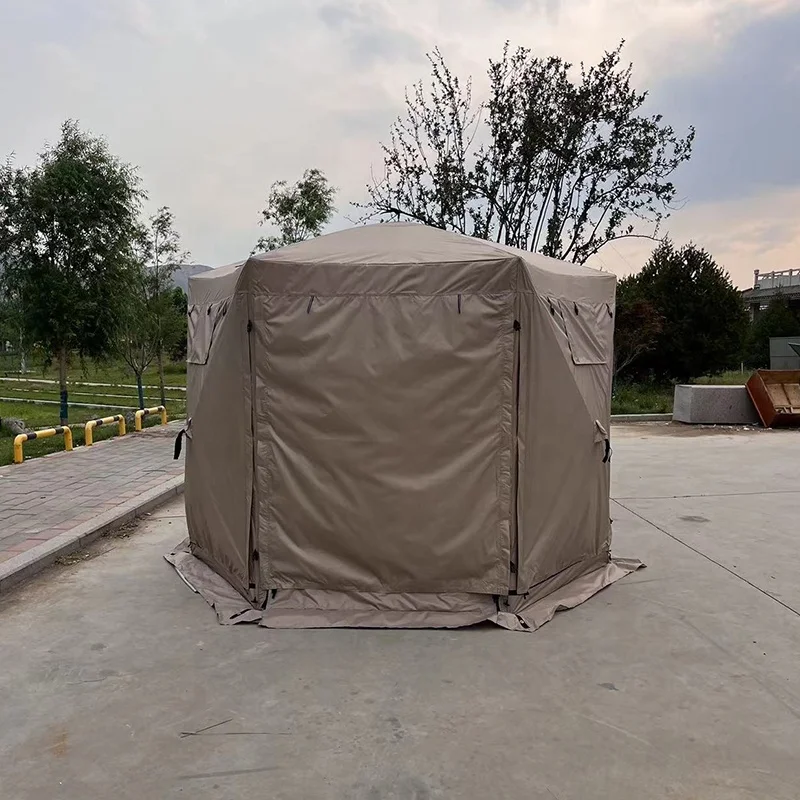 خيمة خلفية للسيارة سداسية للسفر ذاتية القيادة نوع توسيع السيارة 6-10 أشخاص