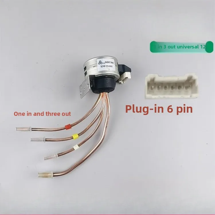 

НОВЫЙ электромагнитный клапан для холодильника Xinfei, электромагнитный клапан DDF304, электрический переключающий клапан DQ-M46-07 DC12V