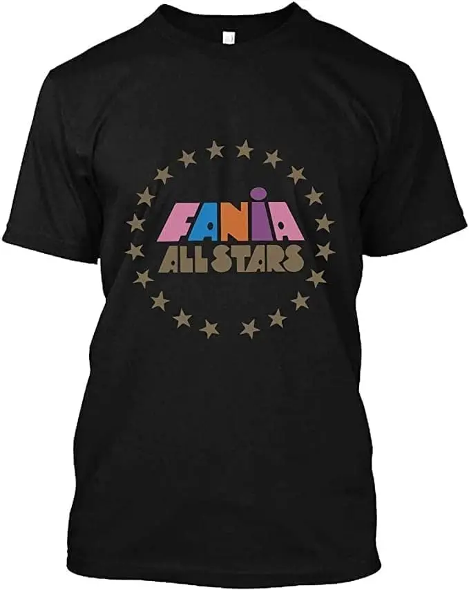 Fania All stars klassische Latin Funk Soul Salsa Platten label T-Shirt lustige Geburtstag Baumwolle T-Shirt Vintage Geschenk für Männer Frauen