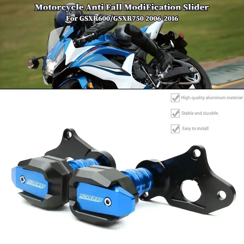 

Motorcycle Falling Protection Frame Slider Fairing Guard Crash Protector For SUZUKI GSXR600 GSXR750 GSX-R600/750 2006-2016 2015