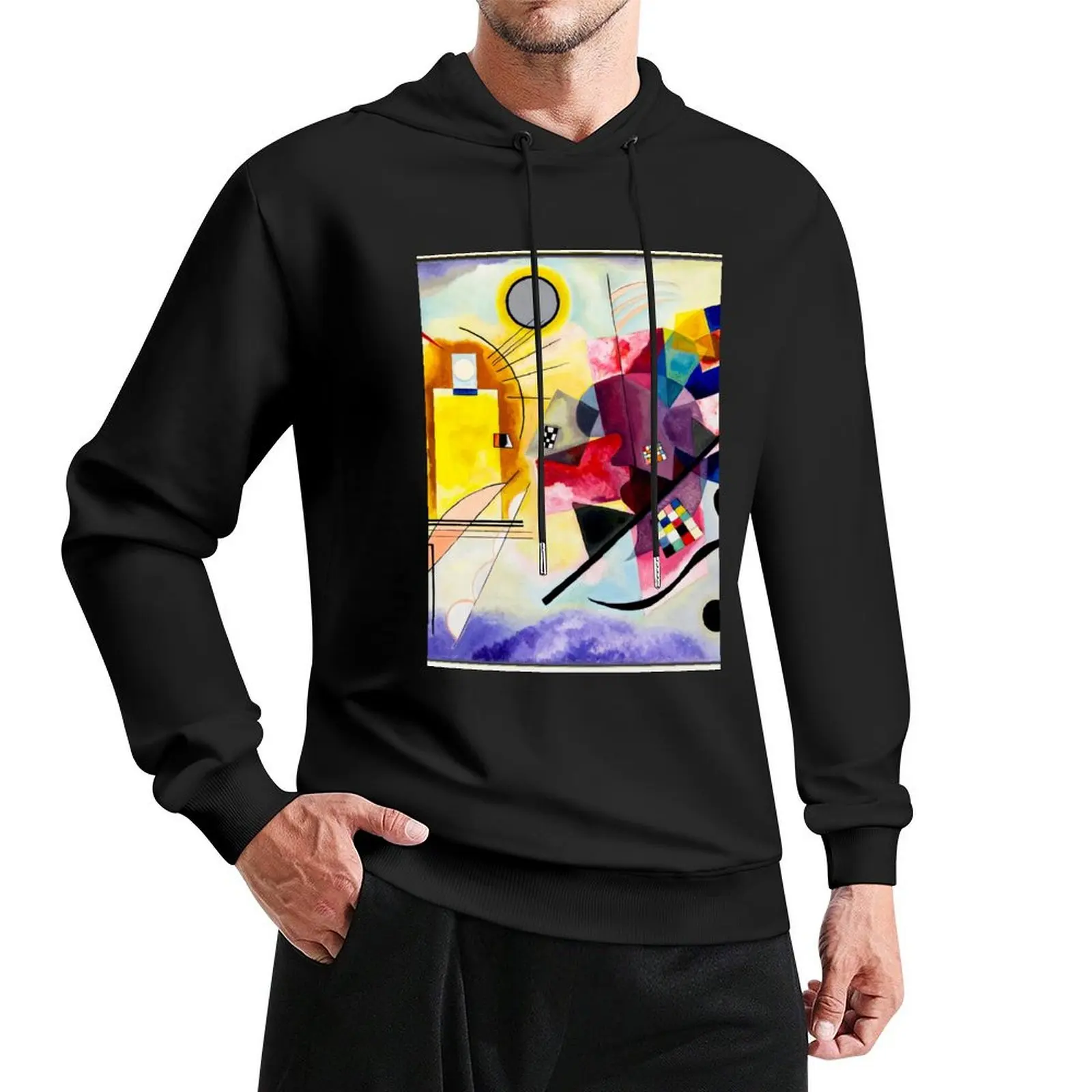 

Kandinsky - Yellow, Red, Blue Pullover Hoodie autumn jacket men oversized hoodie