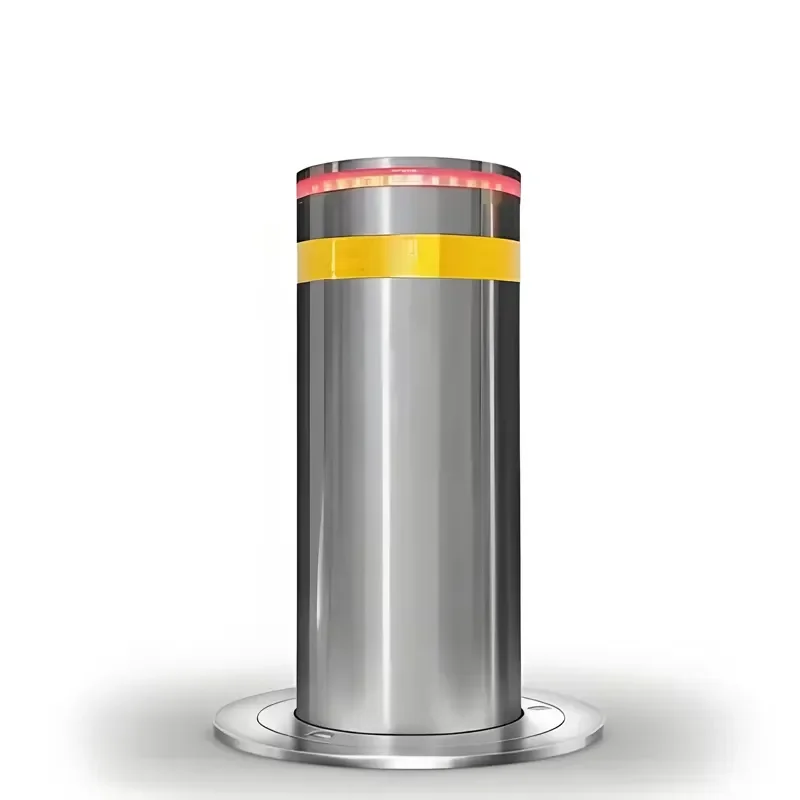 Hydraulic Retractable Stainless Steel Parking Bollard Removable Safety Barrier for Driveway & Car Parking