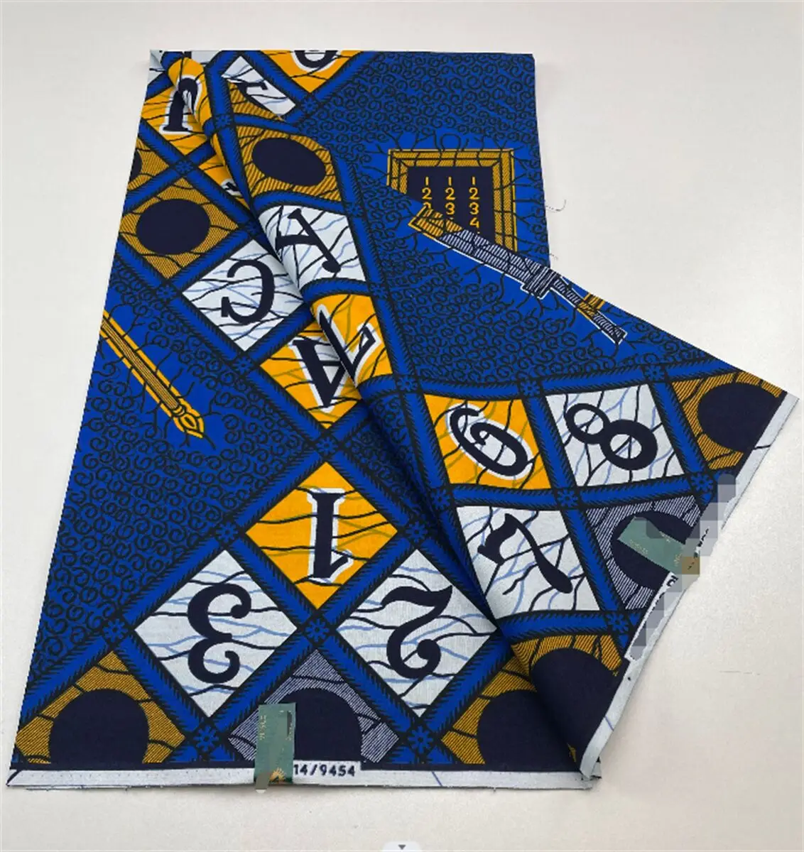 

100% Cotton Veritable Original Real Ankara African Wax Fabric Ghana Print Wax Fabric High Quality Nigeria Batik Soft Tissu Pagne