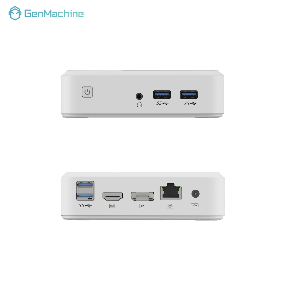 Genmachine AMD Li2000 2500U 2700U 3550H 3750H Mini PC Windows 11 DDR4 3200Mhz M..2 2280 NVME Wifi5 Bluetooth 4.2 PC da gioco