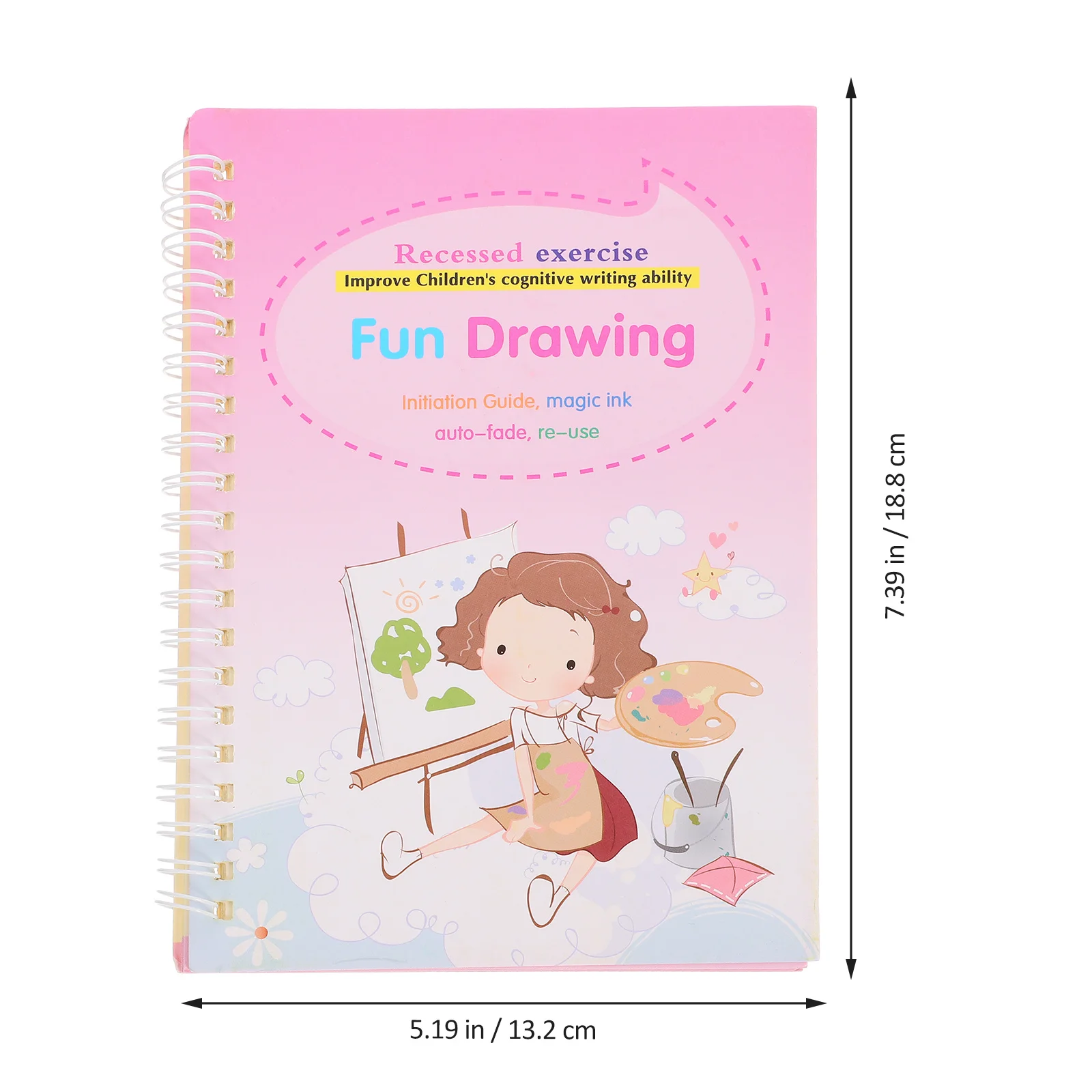 1Set Handwriting Practice for Grooved Writing Book Fluency Training Copybook Writing Practice Book Preschool