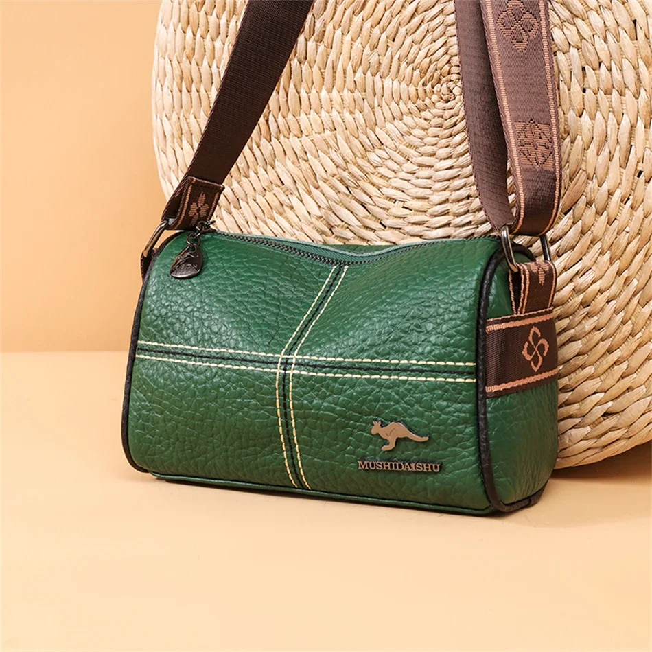 Genuine Leather Crossbody Bag for Women 2024 Luxury Hand Bag Women Bags Designer High Quality Shoulder Bags Ladies Messenger Bag