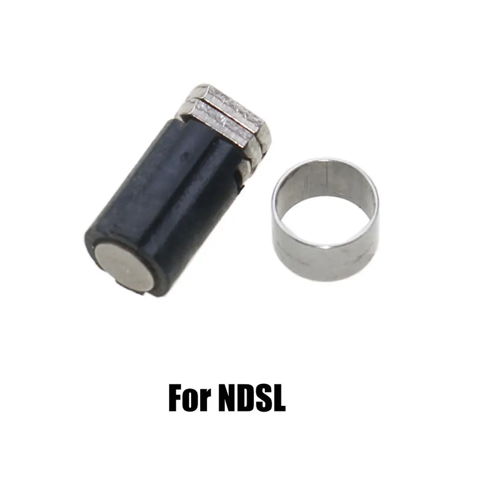 Eje giratorio de repuesto de metal para consolas GBA SP, DS Lite, NDSL, NDSi, XL, LL, para reparación de 3DS XL, LL, New 3DSXL 6