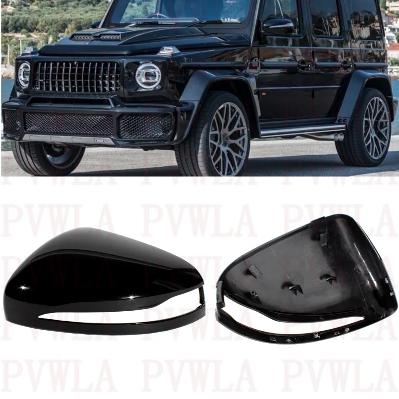 

Left Side Black Painted Mirror Housing Cover Cap A1678112100 For Benz W464 W167 X167 2019 2020 2021 2022 2023